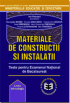 Materiale de construcții și instalații: teste pentru examenul național de bacalaureat