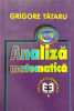Analiză matematică de Grigore Tătaru
